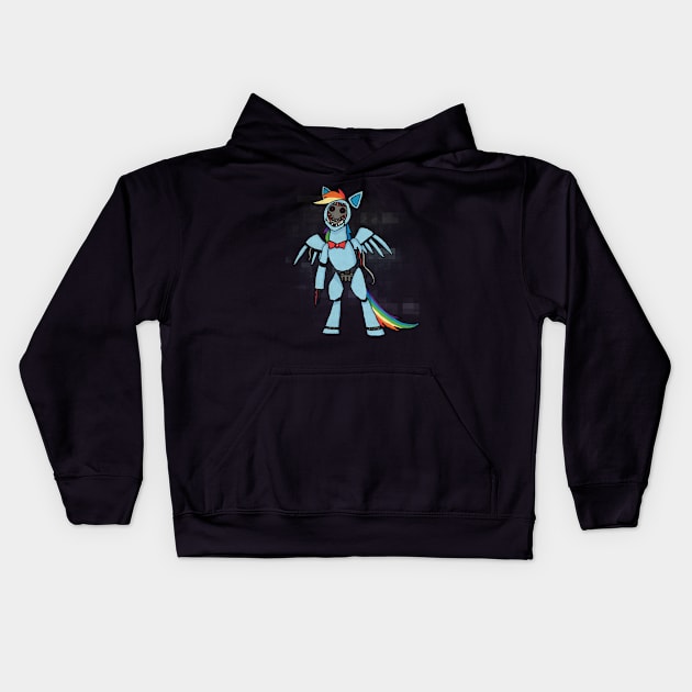 My Little Pony - Rainbow Dash Animatronic Kids Hoodie by Kaiserin